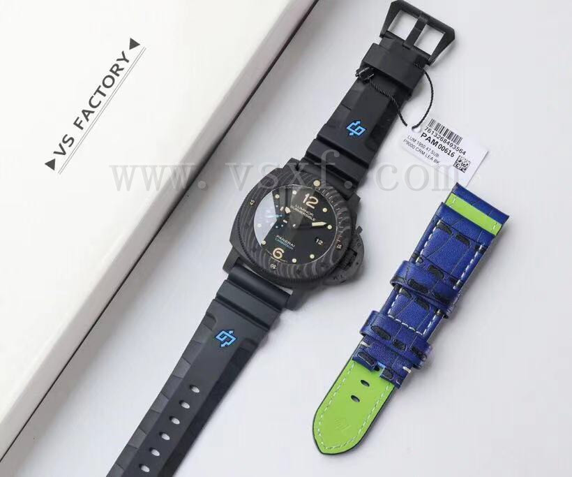 VS厂沛纳海pam616腕表评测,47mm碳纤维插图9