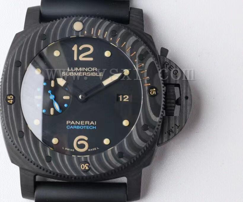 VS厂沛纳海pam616腕表评测,47mm碳纤维插图11