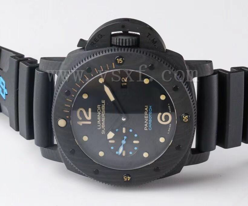 VS厂沛纳海pam616腕表评测,47mm碳纤维插图16
