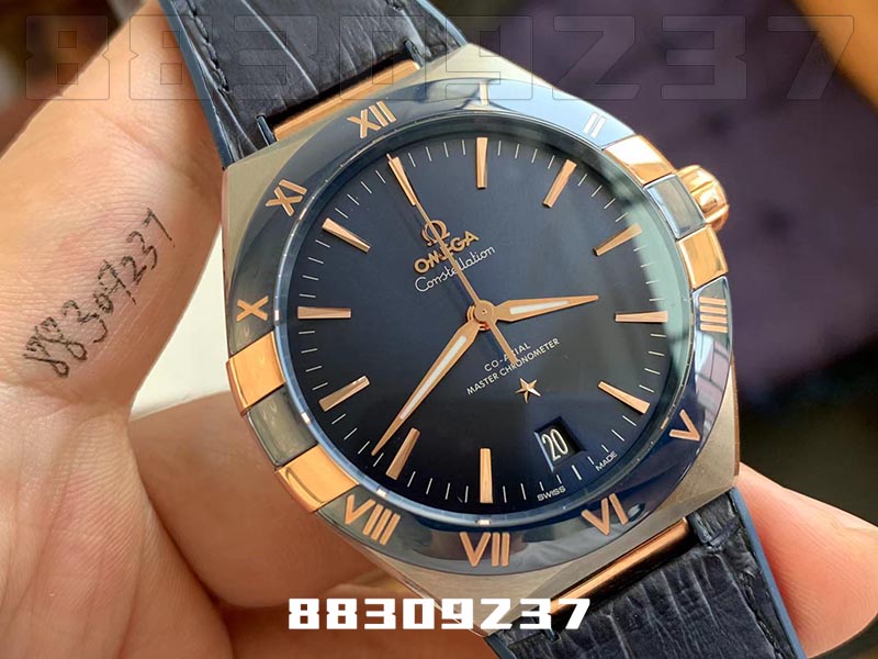 VS厂欧米茄41星座间玫瑰金蓝陶瓷蓝盘款复刻腕表值得入手吗-如何选择适合自己的复刻腕表插图