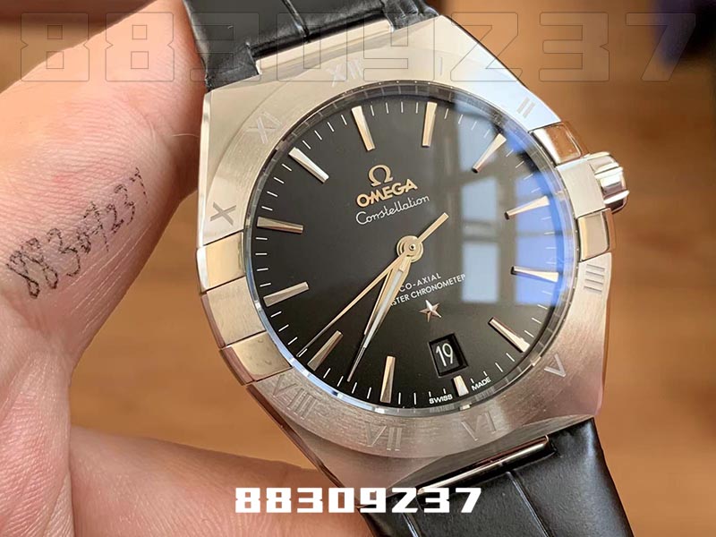 VS厂SBF欧米茄第五代39星座钢圈黑盘款复刻腕表做工细节如何-VS星座插图1