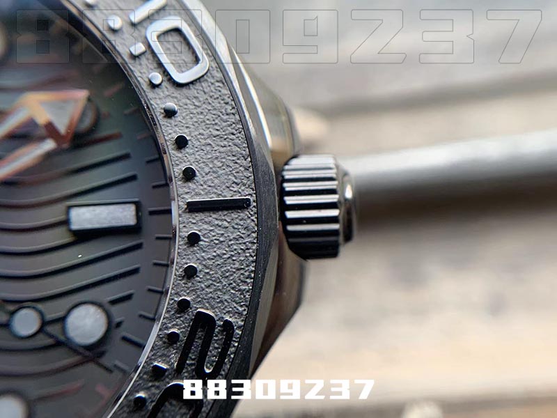VS厂欧米茄「墨黑海马」复刻腕表细节评测-VS海马300插图5