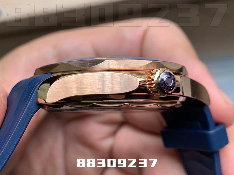 VS厂欧米茄海马300玫瑰金陶瓷蓝盘款复刻腕表做工细节如何-VS手表插图3
