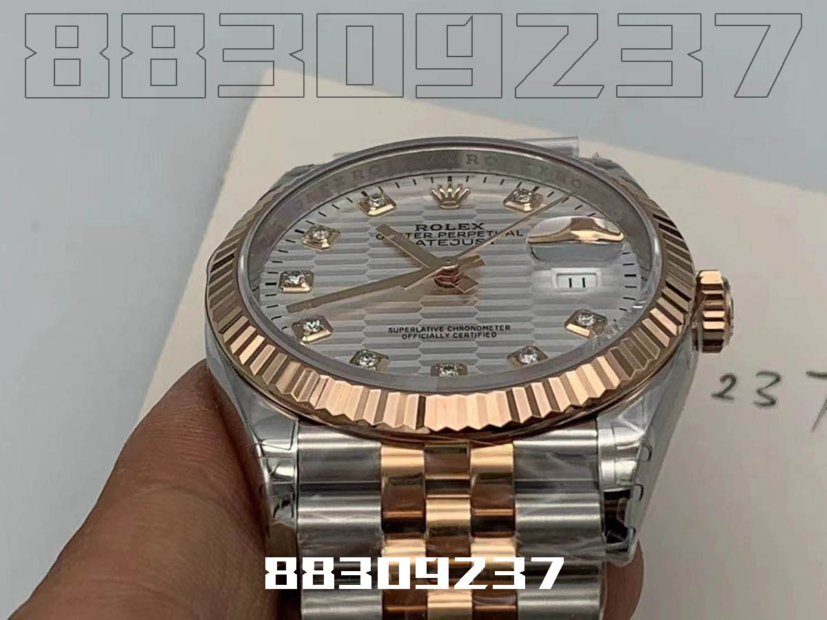 VS厂劳力士36间玫瑰金日志系列白格纹盘复刻手表做工细节如何-VS日志手表插图2